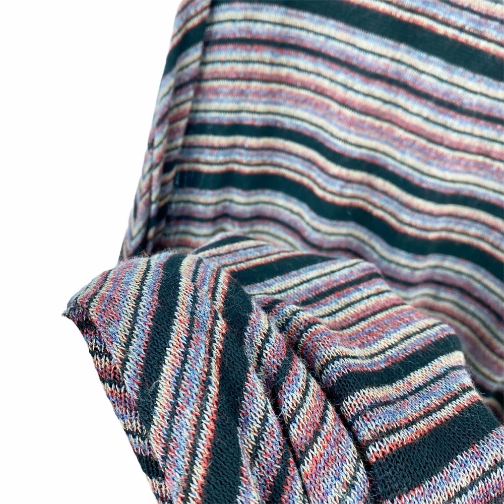 ELAN Striped Fall Colors Maxi Skirt Small - Picture 3 of 6